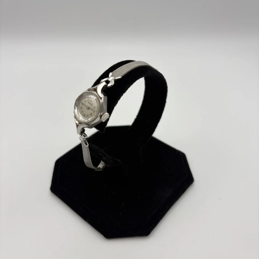 Vintage Bulova 10K RGP Women’s Watch for Parts Fully Wound Not Working